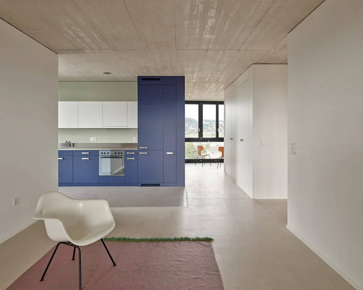 Architekturfotos des Neubaus der Alterssiedlung Rehbühl in Uster.